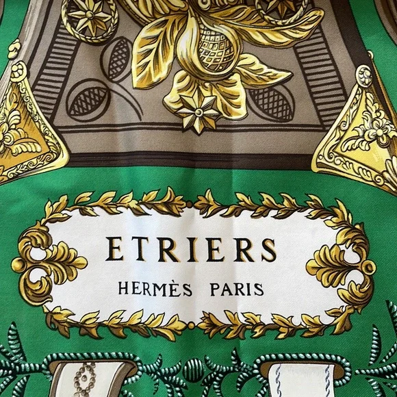 Vintage Hermes Scarf, Paris - Picture 2 of 8